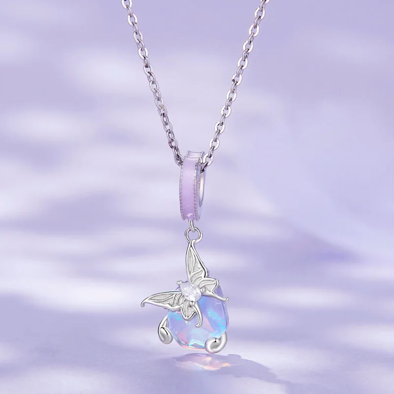 (imagine pentru) Pandantiv Pandantiv Stil Pandora cu Fluture - SCC2546 - Vizualizare 2