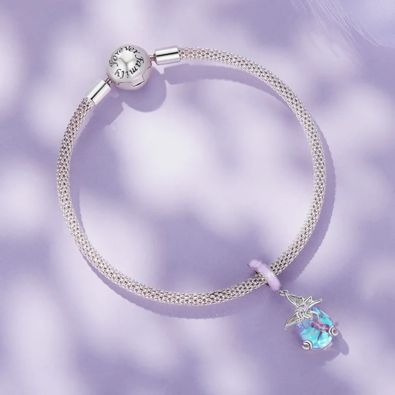 (imagine pentru) Pandantiv Pandantiv Stil Pandora cu Fluture - SCC2546 - Vizualizare 3