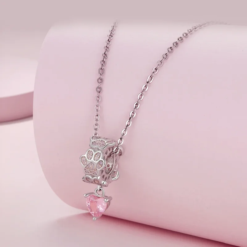 (imagine pentru) Pandantivul cu model de labă în stil Pandora - SCC2577 - Vizualizare 4