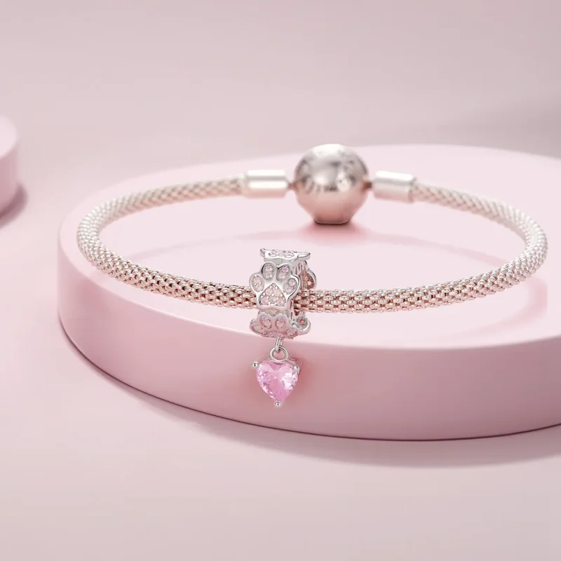(imagine pentru) Pandantivul cu model de labă în stil Pandora - SCC2577 - Vizualizare 5