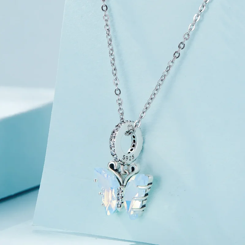 (imagine pentru) Pandora Stil Albastru Aurora Fluture Dangle - SCC2305 - Vizualizare 2