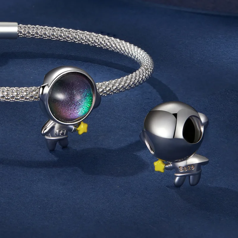 (imagine pentru) Pandora Stil Astronaut Stea Pandantiv - BSC793 - Vizualizare 4