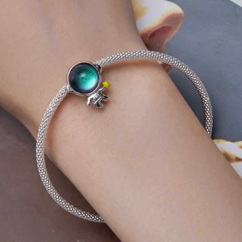 (imagine pentru) Pandora Stil Astronaut Stea Pandantiv - BSC793 - Vizualizare 6