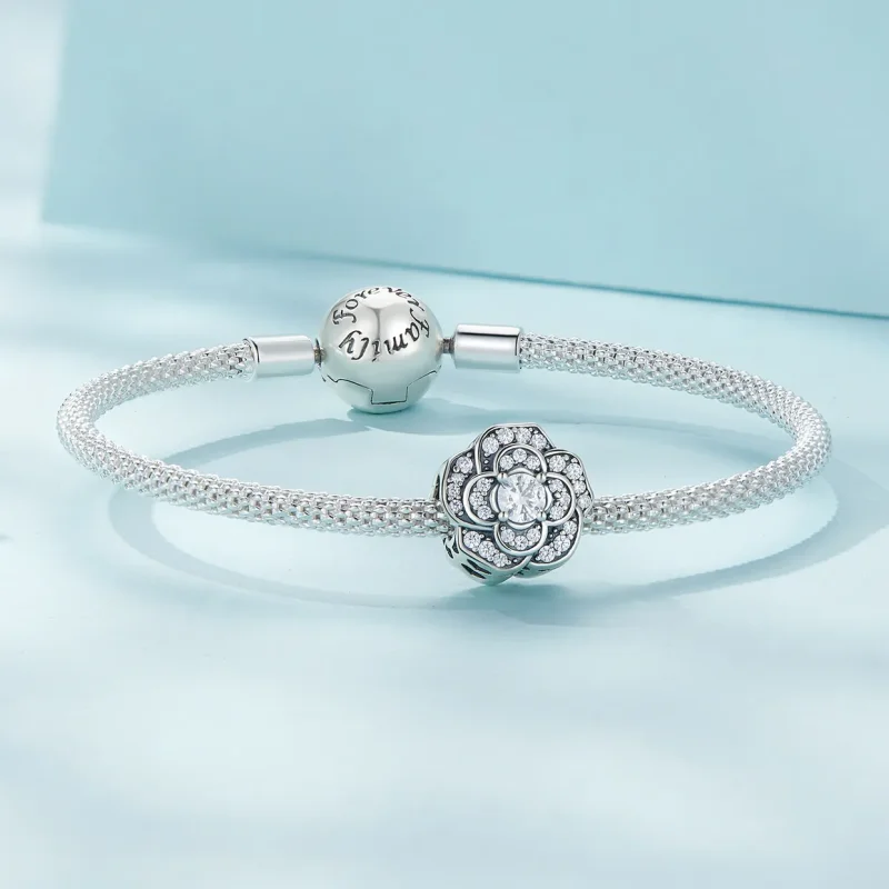 (imagine pentru) Pandora Stil Breloc Camellia - SCC2493 - Vizualizare 5