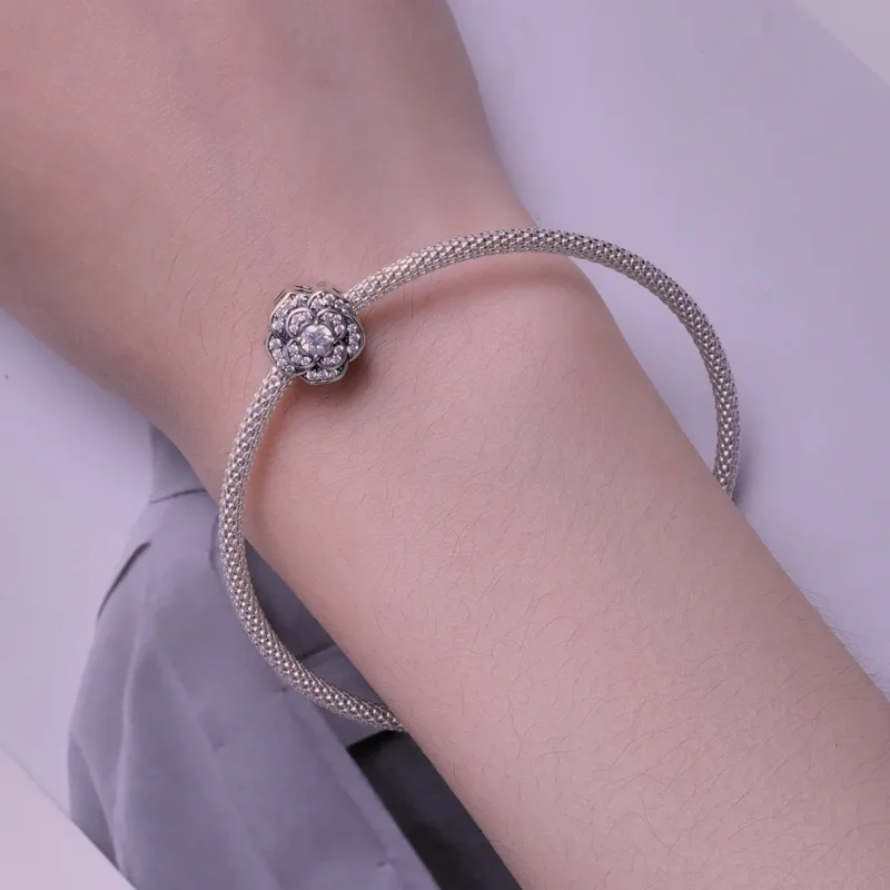 (imagine pentru) Pandora Stil Breloc Camellia - SCC2493 - Vizualizare 6