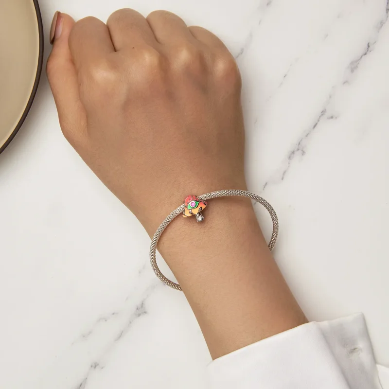 (imagine pentru) Pandora Stil Ciuperci Halucinogene Breloc - SCC2532 - Vizualizare 3