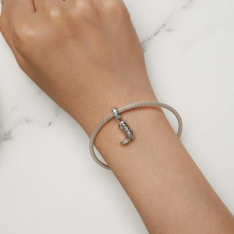 (imagine pentru) Pandora Stil Cizme de Piele Cowboy Dangle - SCC2566 - Vizualizare 5