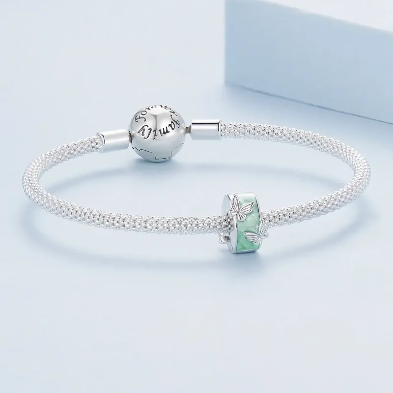 (imagine pentru) Pandora Stil Clip Fluture - BSC840 - Vizualizare 5