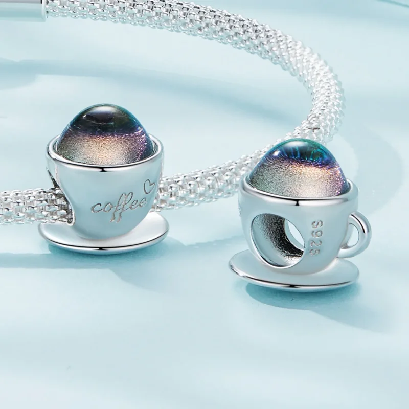 (imagine pentru) Pandora Stil Căpșună de Cafea Charm - SCC2475 - Vizualizare 4