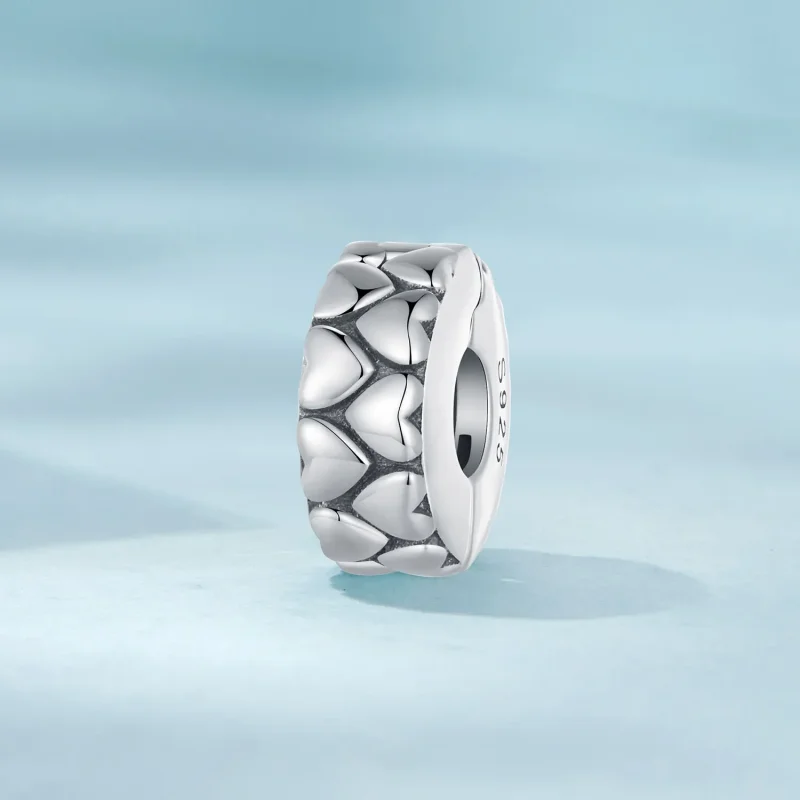 (imagine pentru) Pandora Stil Dublu Inimioare Clip - SCC2637 - Vizualizare 2