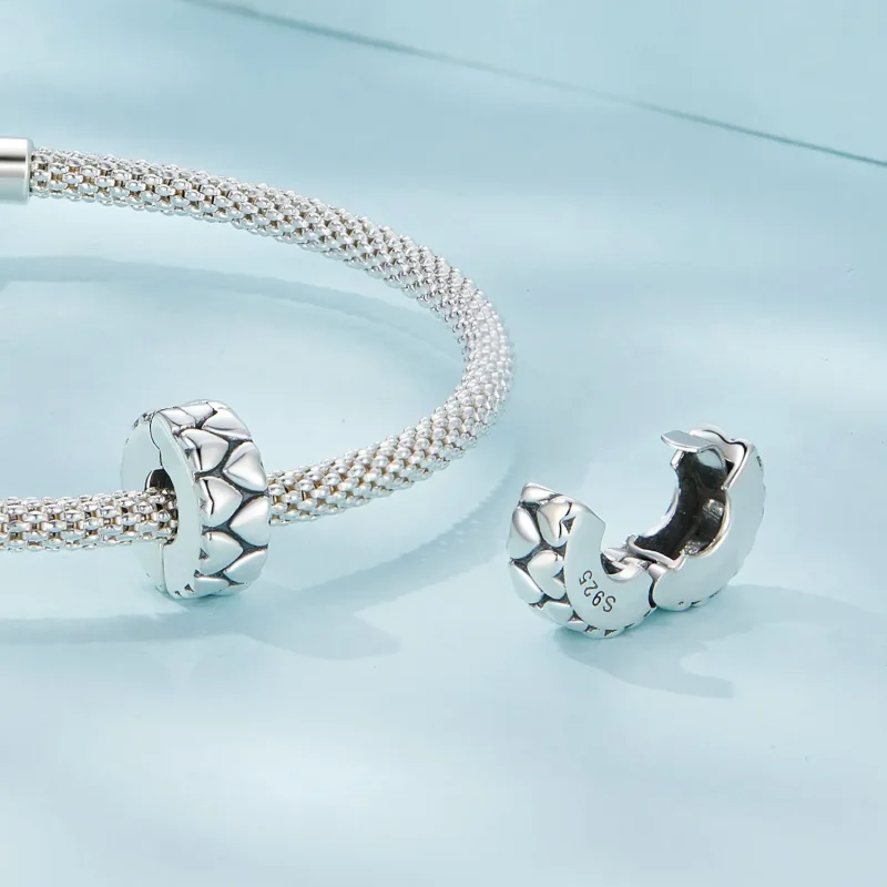 (imagine pentru) Pandora Stil Dublu Inimioare Clip - SCC2637 - Vizualizare 4