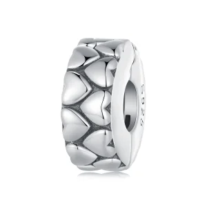 (imagine pentru) Pandora Stil Dublu Inimioare Clip - SCC2637