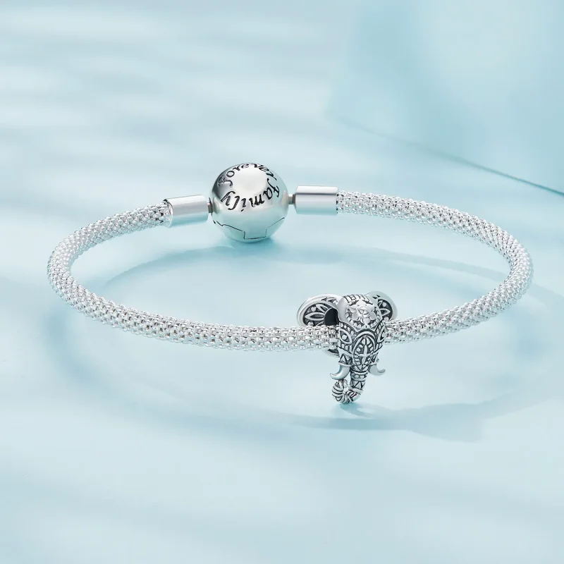 (imagine pentru) Pandora Stil Elefant Zeu Charm - SCC2477 - Vizualizare 5