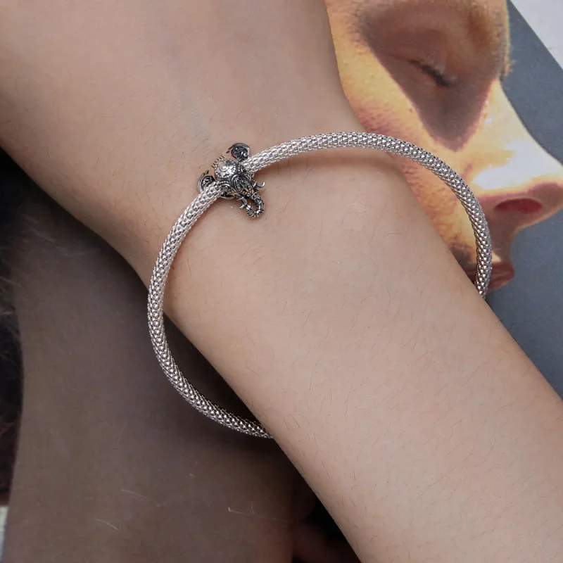 (imagine pentru) Pandora Stil Elefant Zeu Charm - SCC2477 - Vizualizare 6