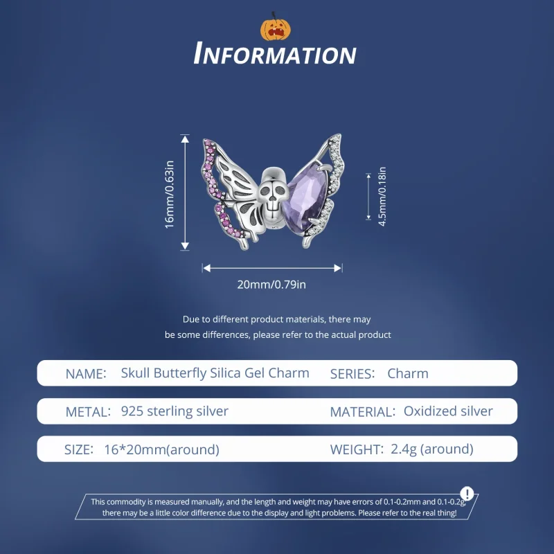 (imagine pentru) Pandora Stil Farmecul Fluturelui Schelet - BSC911 - Vizualizare 5