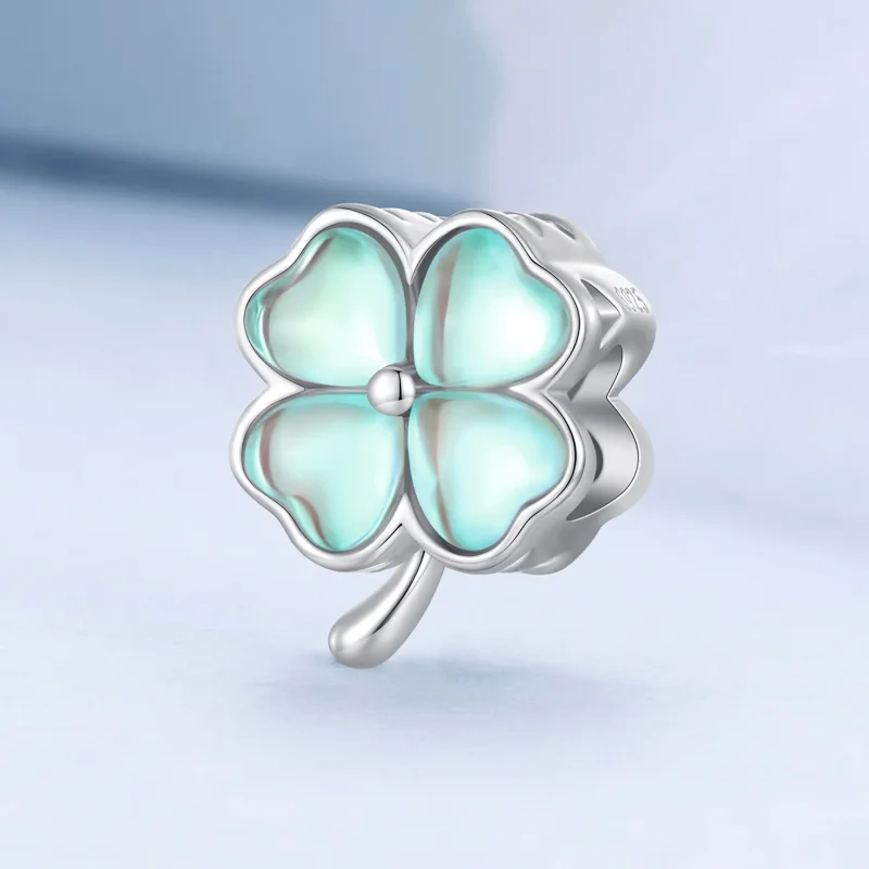 (imagine pentru) Pandora Stil Fermecător cu Patru Frunze de Clover - BSC733-GN - Vizualizare 2