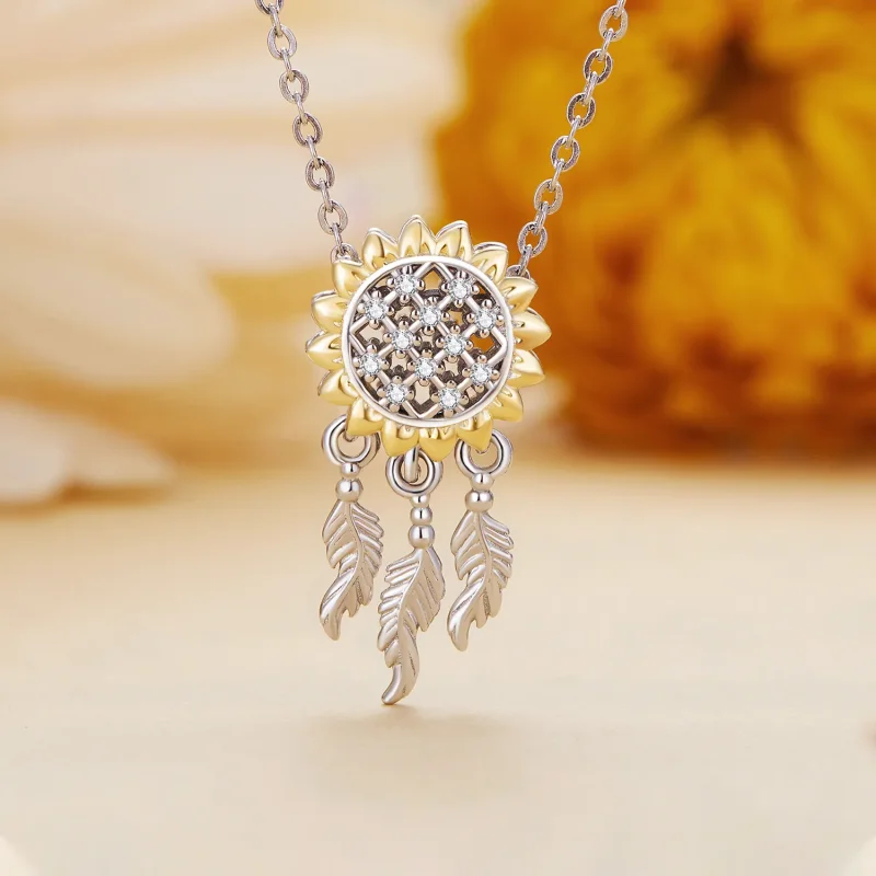 (imagine pentru) Pandora Stil Floarea-Soarelui Dream Catcher Charm - BSC820 - Vizualizare 2