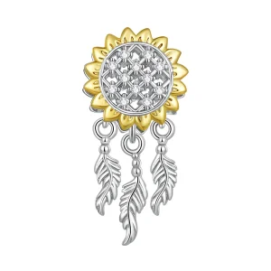 (imagine pentru) Pandora Stil Floarea-Soarelui Dream Catcher Charm - BSC820