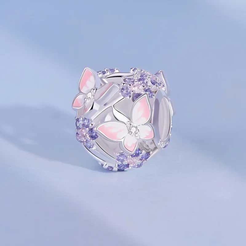 (imagine pentru) Pandora Stil Fluture Zirconiu Pendulă - SCC2463 - Vizualizare 2
