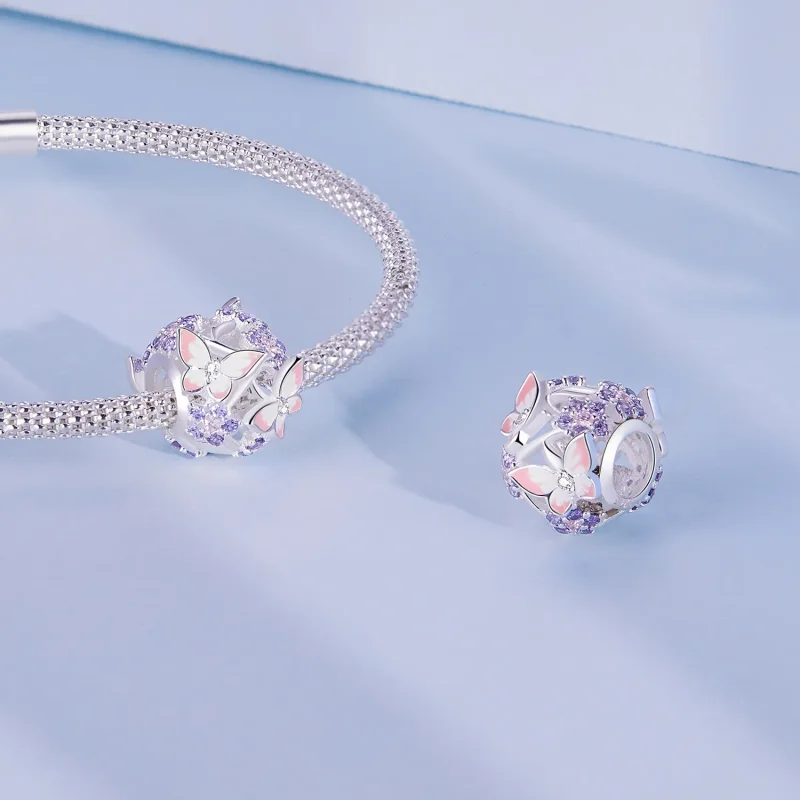 (imagine pentru) Pandora Stil Fluture Zirconiu Pendulă - SCC2463 - Vizualizare 4