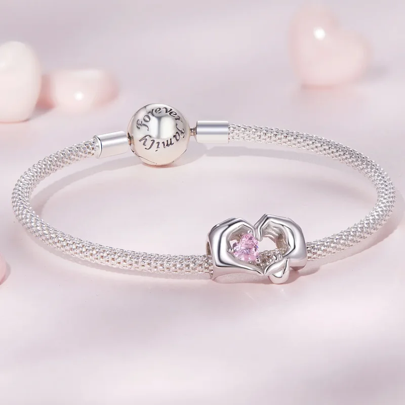 (imagine pentru) Pandora Stil Inimă Charm cu Gesticulare - BSC829 - Vizualizare 5