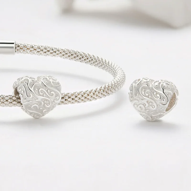 (imagine pentru) Pandora Stil Inimă Model Charm în formă de inimă - SCC2618 - Vizualizare 4