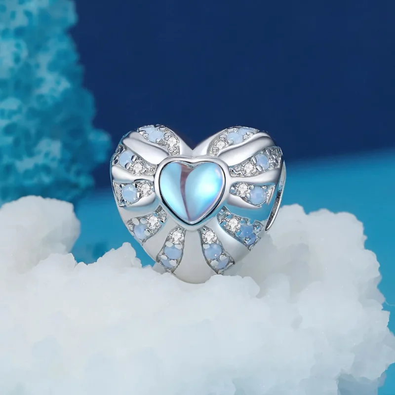 (imagine pentru) Pandora Stil Inimă de Iluzie Charm - BSC918 - Vizualizare 2