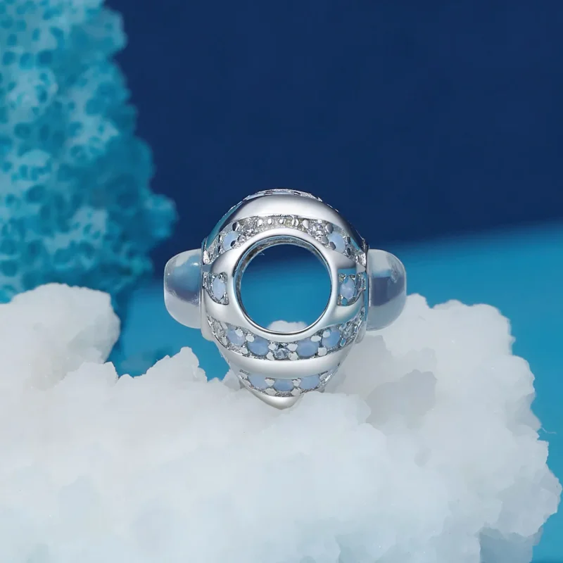 (imagine pentru) Pandora Stil Inimă de Iluzie Charm - BSC918 - Vizualizare 3