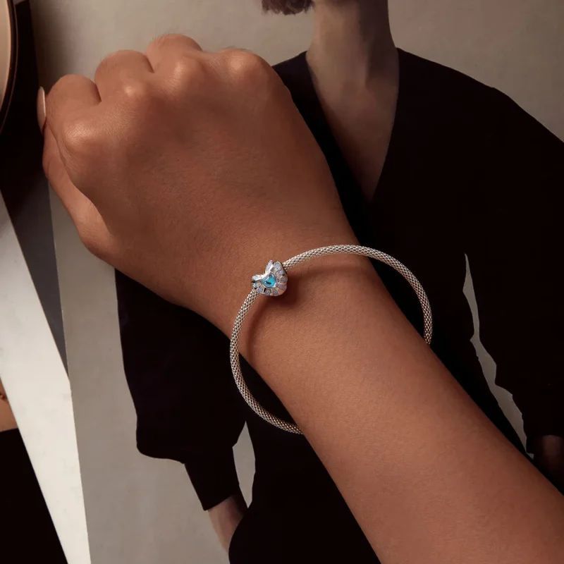 (imagine pentru) Pandora Stil Inimă de Iluzie Charm - BSC918 - Vizualizare 6