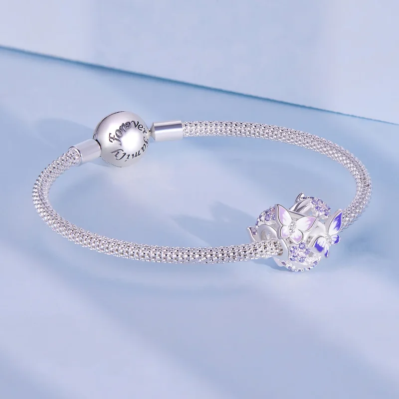 (imagine pentru) Pandora Stil Inimă în formă de fluture Charm - SCC2464 - Vizualizare 5