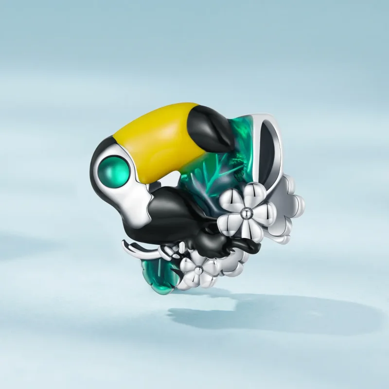 (imagine pentru) Pandora Stil Jungle Toucan Charm - SCC2520 - Vizualizare 2