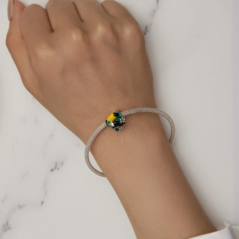 (imagine pentru) Pandora Stil Jungle Toucan Charm - SCC2520 - Vizualizare 6