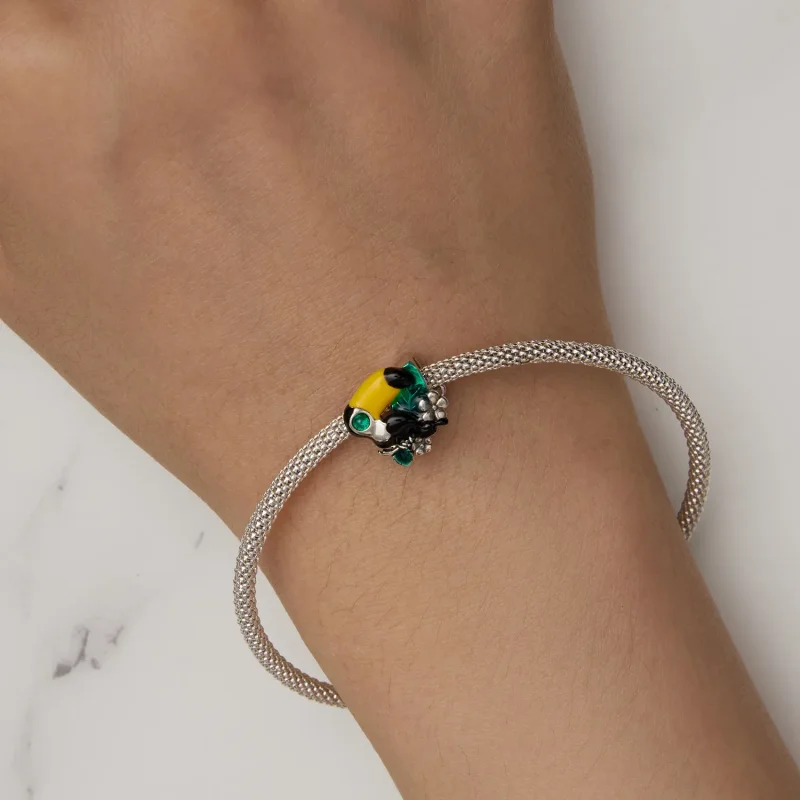 (imagine pentru) Pandora Stil Jungle Toucan Charm - SCC2520 - Vizualizare 7