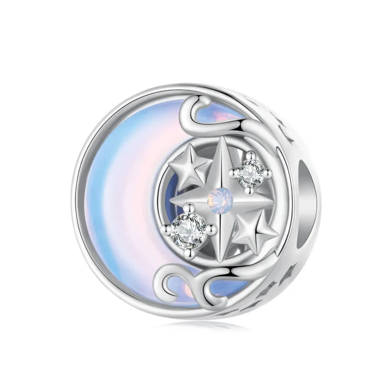 (imagine pentru) Pandora Stil Lună Starburst Breloc - BSC927