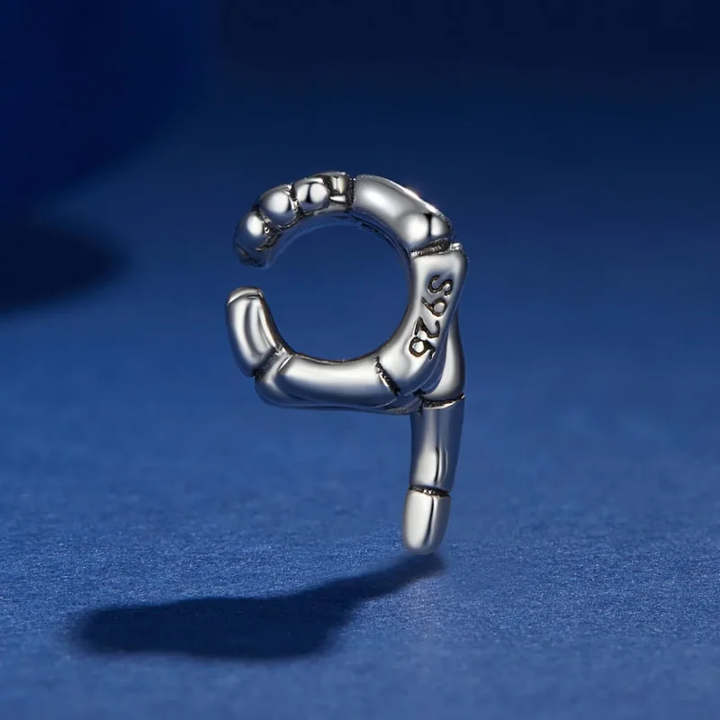 (imagine pentru) Pandora Stil Mâna Schelet Charm - BSC909 - Vizualizare 3