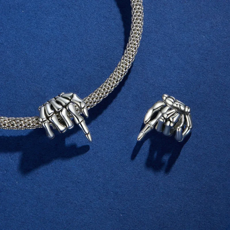 (imagine pentru) Pandora Stil Mâna Schelet Charm - BSC909 - Vizualizare 4