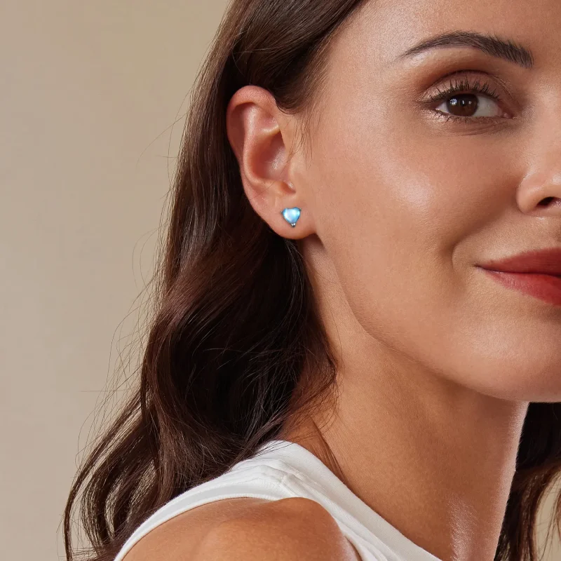 (imagine pentru) Pandora Stil Moonstone Cercei cu Șurub - SCE1629 - Vizualizare 9