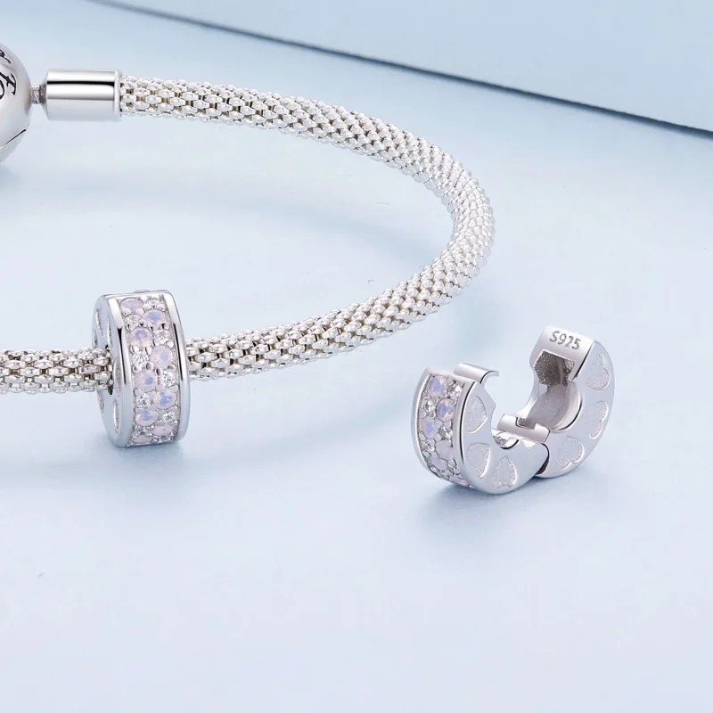 (imagine pentru) Pandora Stil Roz Simfonic Clip - BSC929 - Vizualizare 4