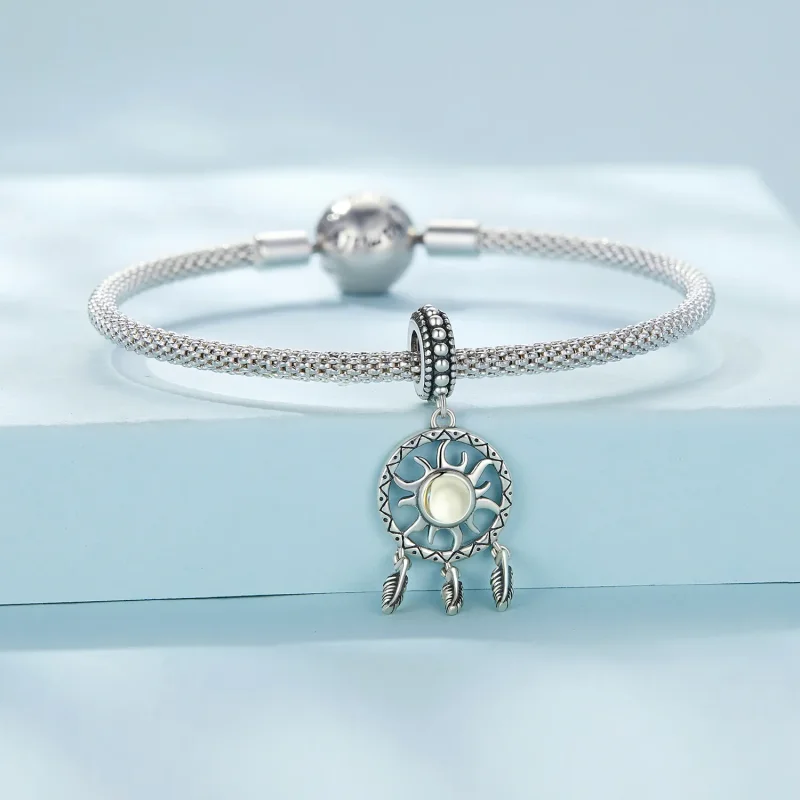 (imagine pentru) Pandora Stil Soare Dream Catcher Dangle - SCC2593 - Vizualizare 3
