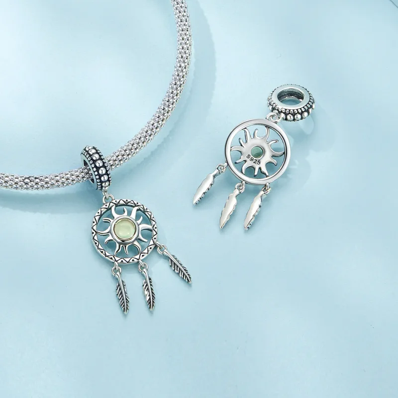 (imagine pentru) Pandora Stil Soare Dream Catcher Dangle - SCC2593 - Vizualizare 4