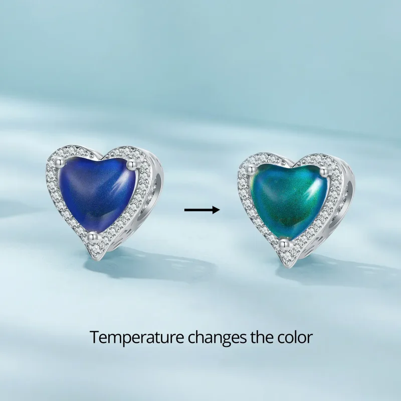 (imagine pentru) Pandora Stil Termosensibil Pietricică Charm de Stare de Spirit - SCC2596 - Vizualizare 2
