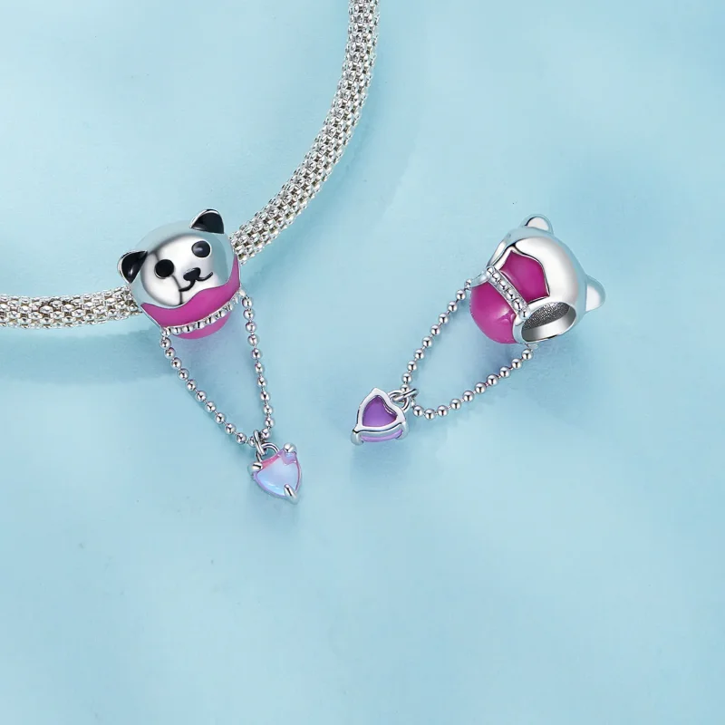 (imagine pentru) Pandora Stil Urs Balon cu Aer Cald Breloc - SCC2550 - Vizualizare 4