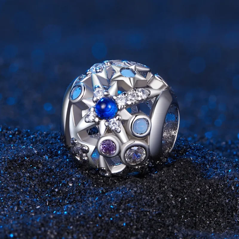 (imagine pentru) Pandora Stil Zi și Noapte Stele Breloc - SCC2554 - Vizualizare 2