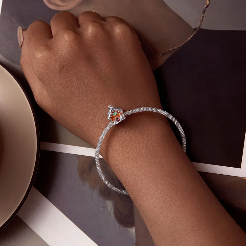 (imagine pentru) Pandora Stilul Luminos Căsuța de Crăciun Charm - SCC2646 - Vizualizare 6