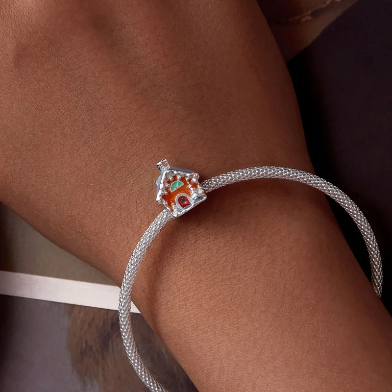 (imagine pentru) Pandora Stilul Luminos Căsuța de Crăciun Charm - SCC2646 - Vizualizare 7