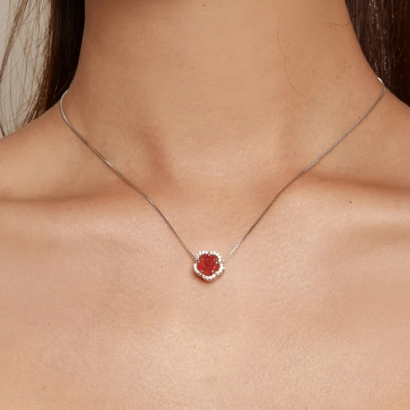 (imagine pentru) Pandora Stilul Pandantiv Cristal Roz - BSC904 - Vizualizare 10