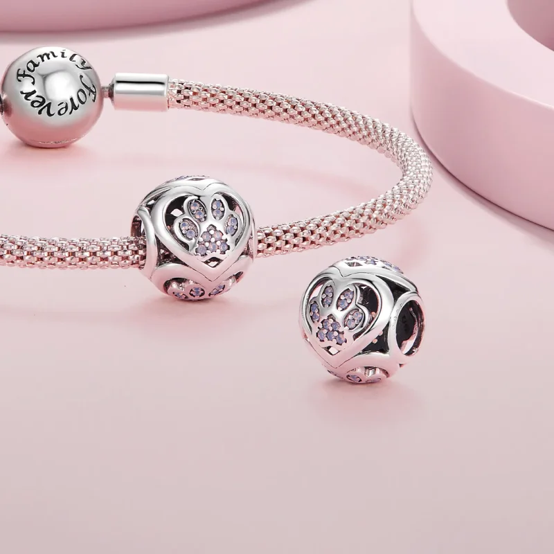 (imagine pentru) Pandora Style - Breloc model lăbuță - SCC2578 - Vizualizare 4