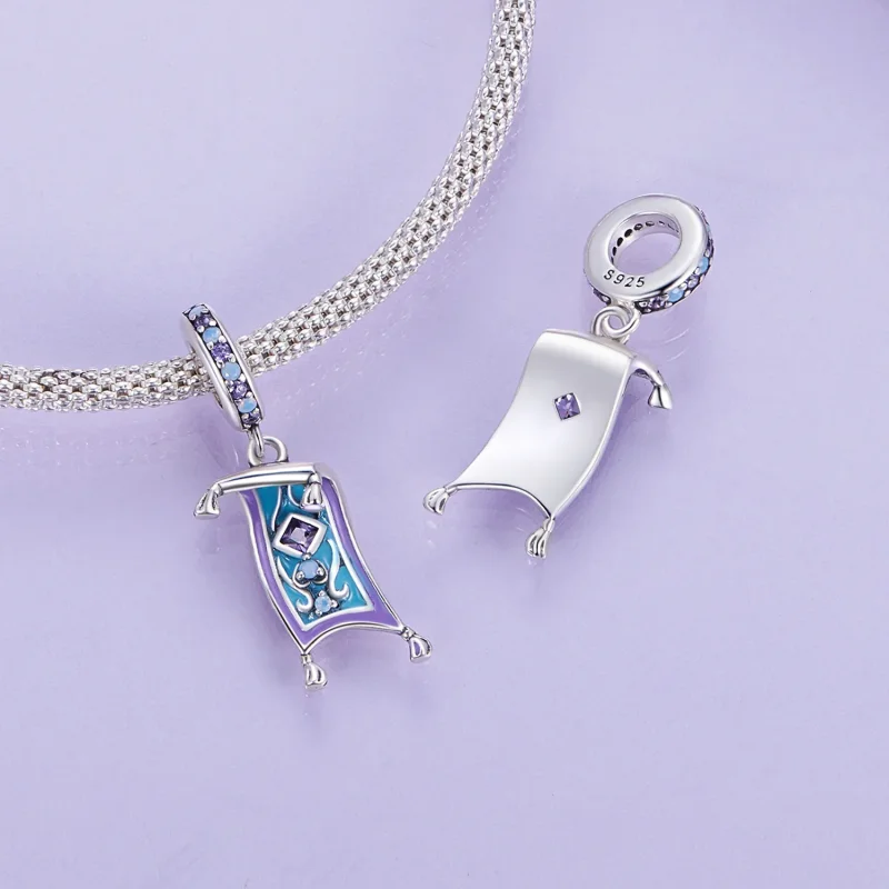 (imagine pentru) Pandora Style Cercei cu Pendul Covor Magic - BSC894 - Vizualizare 4