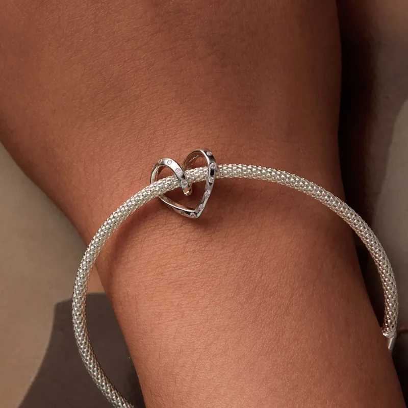 (imagine pentru) Pandora Style Charm Încâlcit în Forma de Inimă - BSC928 - Vizualizare 7