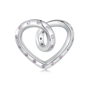 (imagine pentru) Pandora Style Charm Încâlcit în Forma de Inimă - BSC928